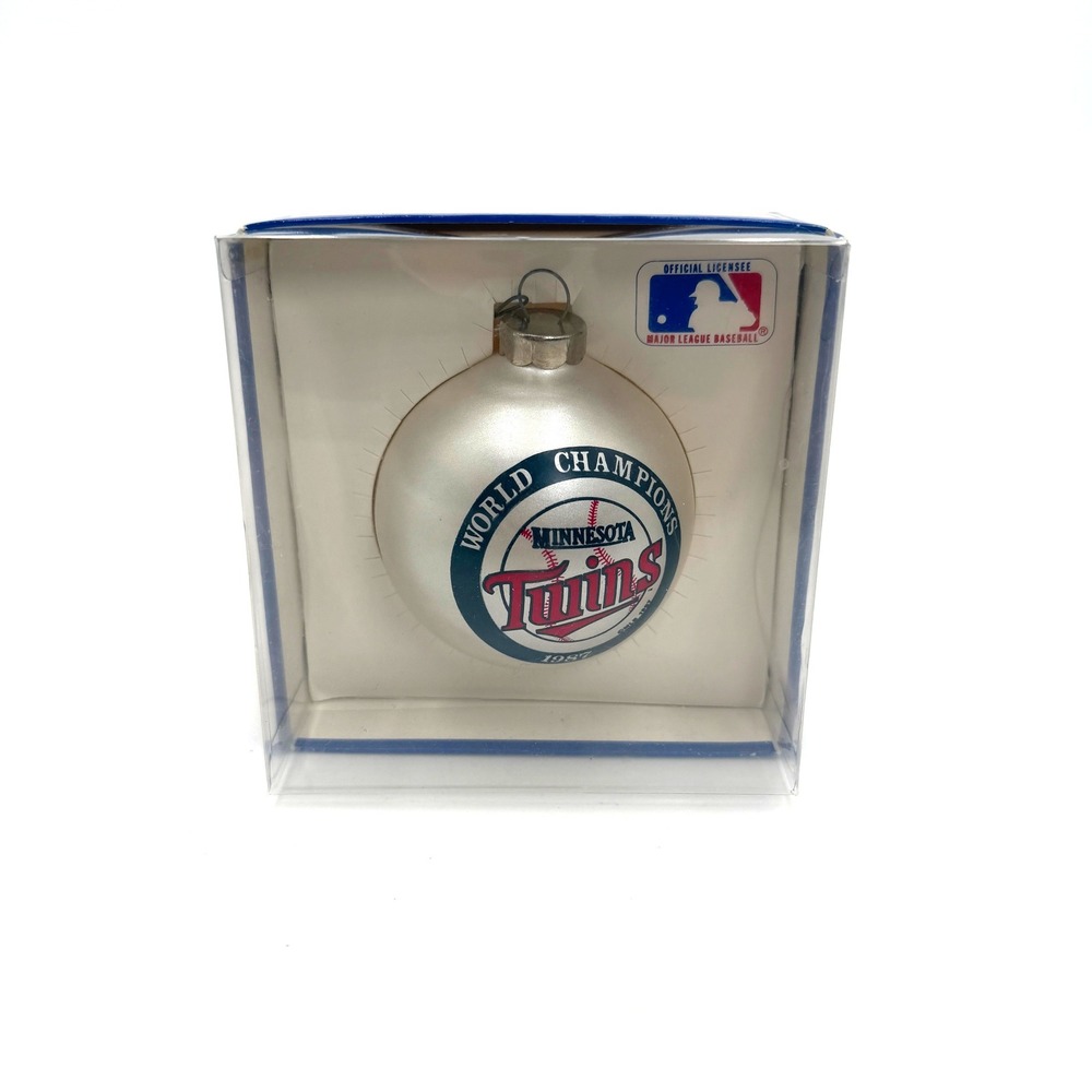 Topperscot Minnesota Twins MLB Ornament 3in White 1987 World Champions